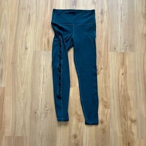 Athleta Shiva 7/8 Tight, In Teal Abyss